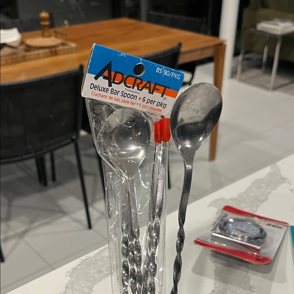Craft Silver Twisted Bar Spoon Set